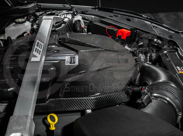 2022-UP CADILLAC CT5-V BLACKWING | DRY CARBON FIBER REPLACEMENT FRONT ENGINE COVER