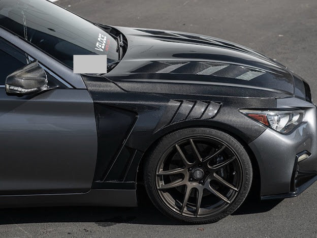 2014-UP INFINITI Q50 FRONT SIDE FENDERS PAIR