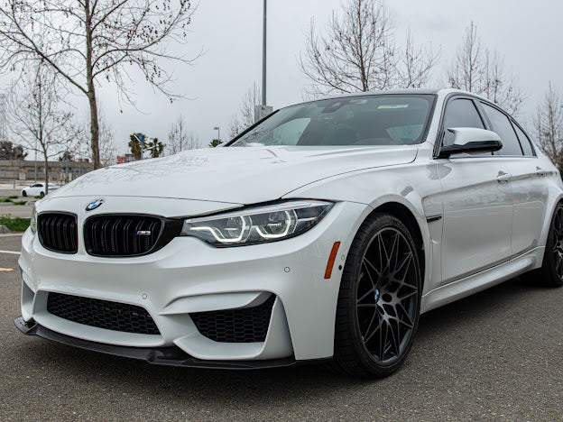 2015-2020 BMW F80 M3 & F82 / F83 M4 | Club Sport Style CARBON FIBER Front Lower Lip Splitter Ground Effects