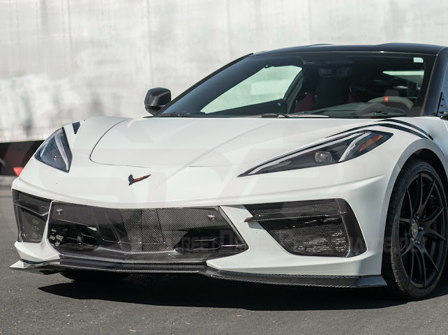 2020-Up Corvette C8 STINGRAY & Z51 | Z06 Z07 Package Front Bumper Lip Splitter Ground Effects