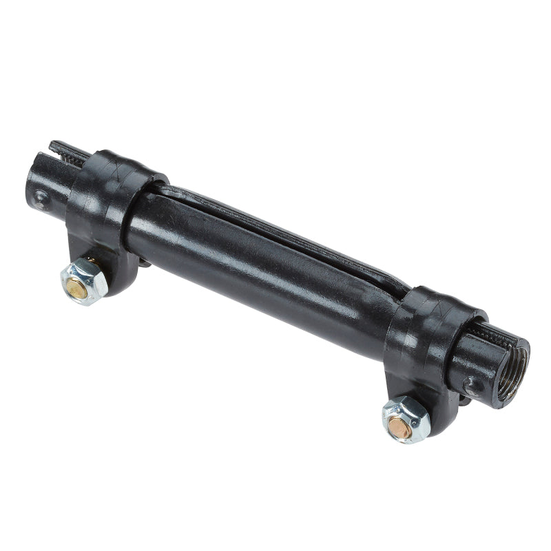 Moog Buick Apollo 73-74 tie rod adjusting sleeve for steering maintenance, shown in close-up view.
