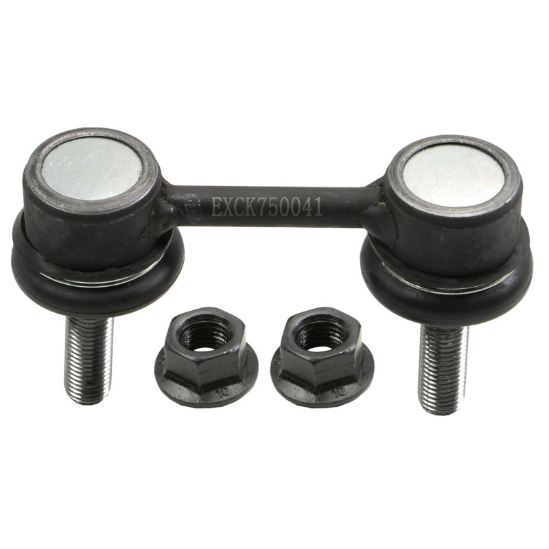 Moog rear sway bar endlinks for 2003-2008 Subaru Forester, showing the durable metal links with bushings.