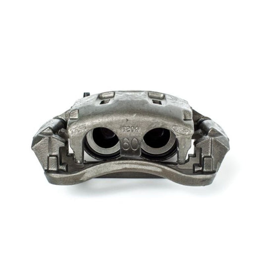 PowerStop front left OE brake caliper with bracket for 2005-2012 Ford F-350 Super Duty truck, showing the caliper assembly.