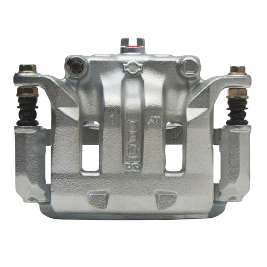 Silver zinc coated DFC OE front brake caliper for Nissan XTerra 2000-2004, premium replacement part.