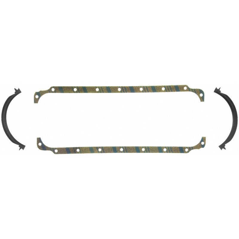 Fel-Pro Dodge D150 OS 6566 C-2 Engine Oil Pan Gasket Set Blue Stripe cork-rubber