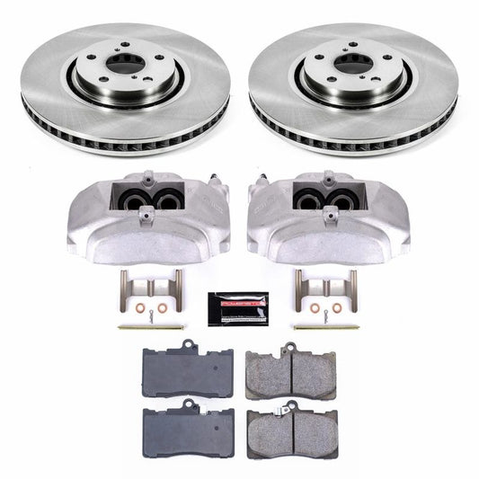 PowerStop OE brake calipers for Lexus GS350 2007-2011 front Autospecialty kit with calipers shown in the image.