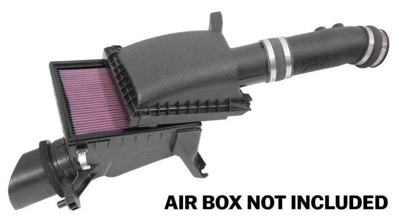 K&N Engineering performance cold air intake system for 2014-2015 Toyota Tundra V8 4.7L and 5.7L engine, with air filter and intake tubing.