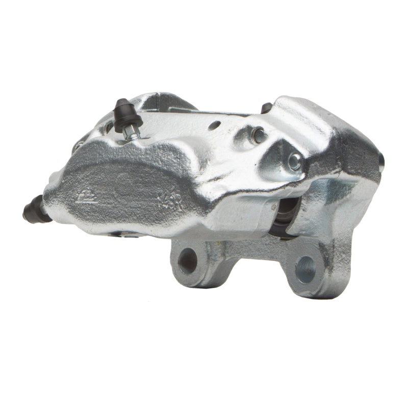 Silver zinc coated DFC 69-76 BMW 1600 front-l premium OE brake caliper for BMW vehicles.