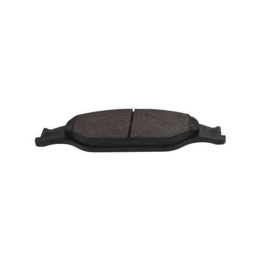 Baer Brakes performance Claw brake pads installed on a 99-04 Ford Mustang, showing the brake pad design and braking surface.