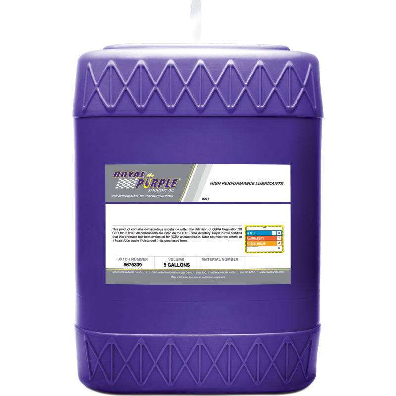 Royal Purple Premium Synthetic High Performance Multi-Grade 5W20 Motor Oil - 5 Gallon