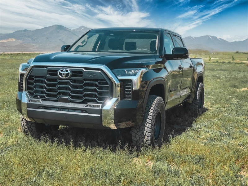 Tuff Country 2-inch leveling kit for 2022 Toyota Tundra and 2023 Sequoia, showing the installed kit on a truck suspension system