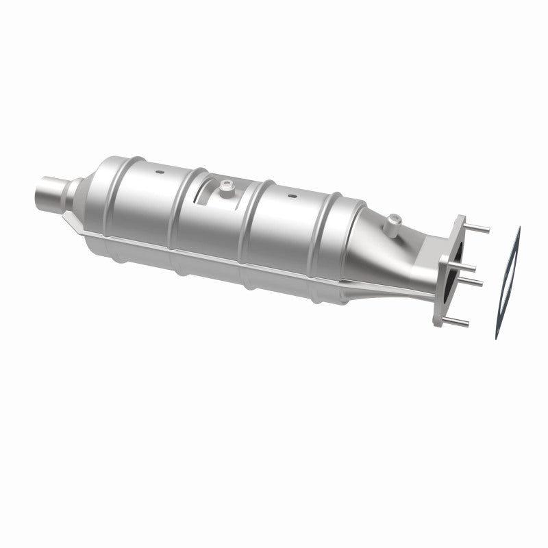 MagnaFlow catalytic converter for 1987-1995 Ford trucks, 5.8/7.5L, direct fit exhaust component, shown in the image.