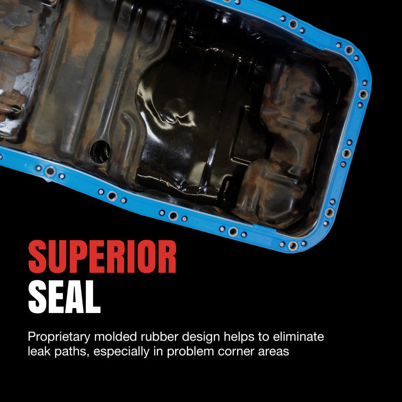 Fel-Pro Chevrolet C10 Engine Oil Pan Gasket Set PermaDryPlus rigid carrier, Oil Pan SnapUps Included