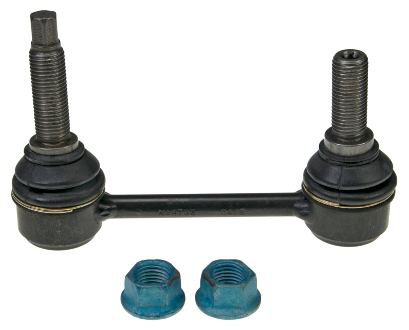Moog rear sway bar endlink for Mercedes-Benz GL350 model years 2010-2016, vehicle suspension component close-up