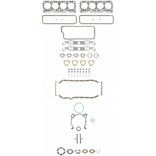 Fel-Pro FS 7725 S-1 engine gasket set with various gaskets and seals for automotive engine repair.