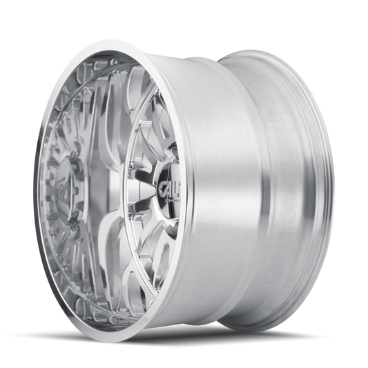 Polished Cali Off-Road cast wheel 22x10 inch Summit 9110 with 6x139.7 bolt pattern and 0mm offset, 106mm hub for off-road vehicles.