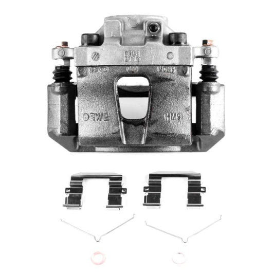 PowerStop front left OE brake caliper with bracket for 2015-2018 Hyundai Sonata, automotive part for braking system.