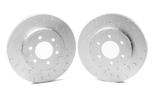 Alcon 2021+ Ford Raptor Gen 3 Big Brake Kit front view showing large brake calipers and rotors for enhanced stopping power.