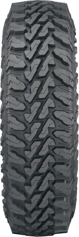 Yokohama Geolandar M/T G003 SXS off-road tire with 37x11.50R17 size and 121Q load rating, showing rugged tread pattern.