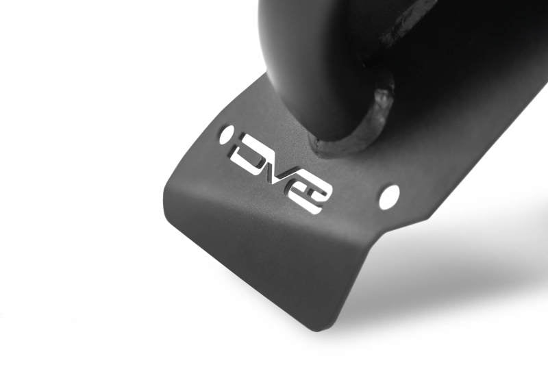DV8 Offroad Jeep Wrangler JL Spec Series Tube Fenders, black metal with rugged design, mounted on a Jeep Wrangler JL.