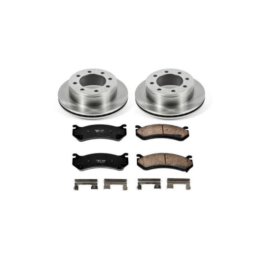 PowerStop OE rear brake kit for Chevrolet Avalanche 2500, includes brake pads and rotors for reliable stopping power.