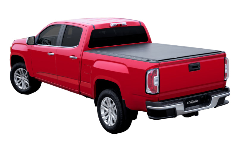 Access Vanish roll-up truck bed cover on Chevy/GMC S-10 Sonoma crew cab with 4ft 5in bed, exterior truck bed accessory.