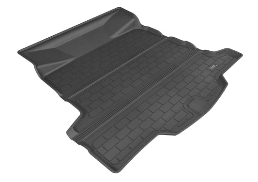 Black 3D MAXpider rubber cargo liner for 2014-2020 Chevrolet Impala, durable floor mat with textured surface.