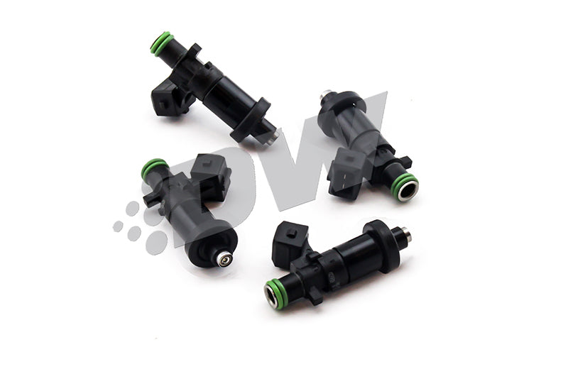 DeatschWerks 99-05 Honda S2000 Bosch EV14 1200cc fuel injector set for 4-cylinder engines, shown in the image.