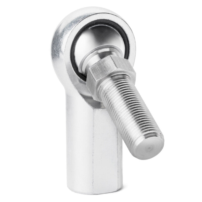 QA1 N Series injection molded steel rod end with female thread, 0.19-inch bore, 3/16-24 stud, right hand tie rod component