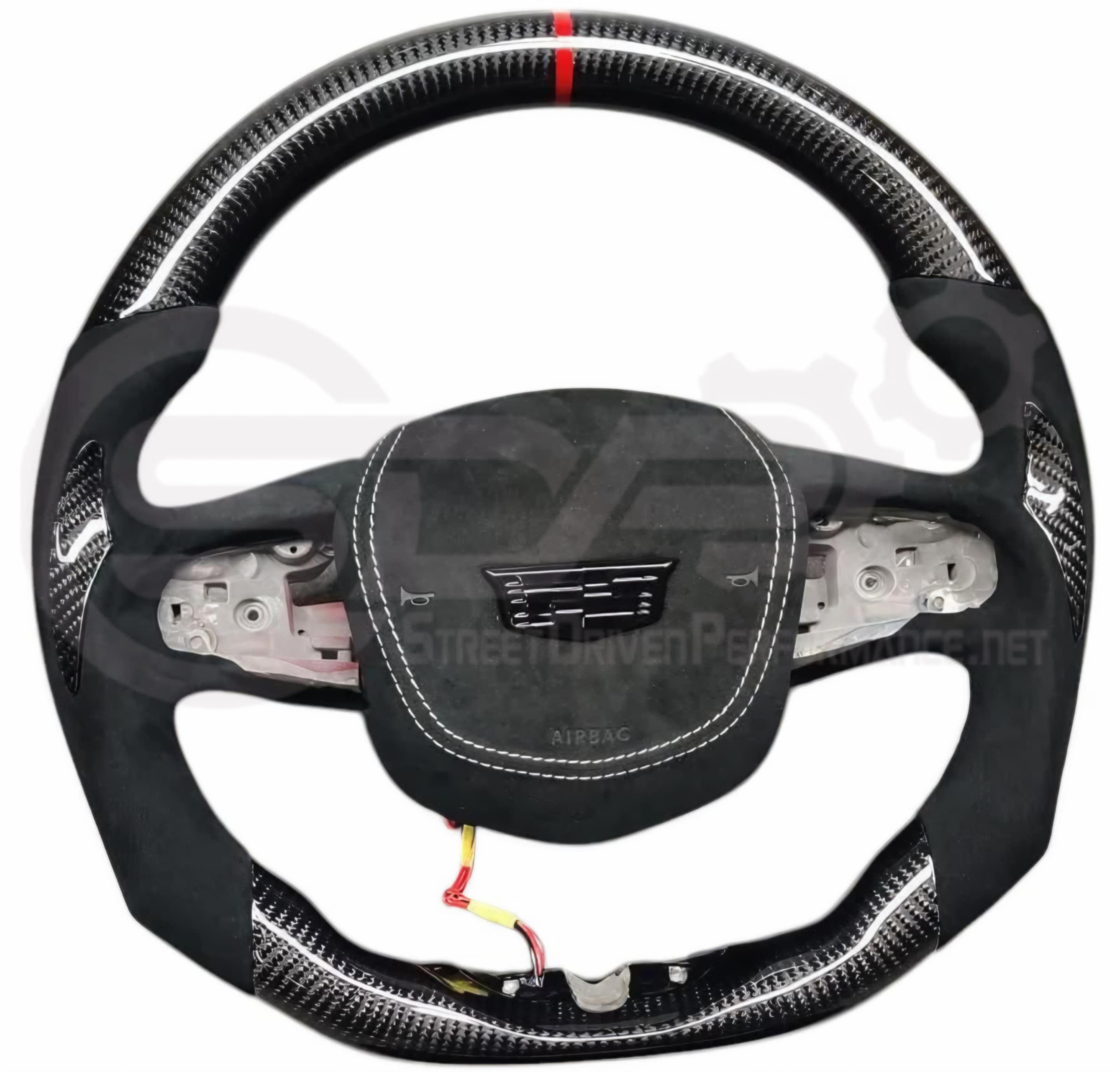 2020 - 2026+ Cadillac CT5 CT5-V Blackwing BW - Custom Airbag Cover for Steering Wheel with options