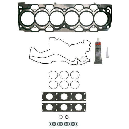 Fel-Pro Volvo XC90 HS 26602 PT PermaTorque engine cylinder head gasket set laid out on a surface.