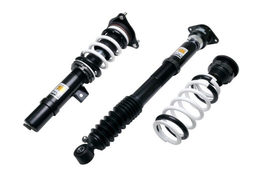 HKS Hipermax S coilovers for 2021+ Honda Civic FL1, adjustable suspension kit with coilover shocks and strut components.