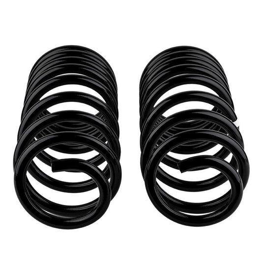 Rear coilover spring for Toyota Land Cruiser 200 by Old Man Emu, designed for enhanced off-road performance and vehicle stability.