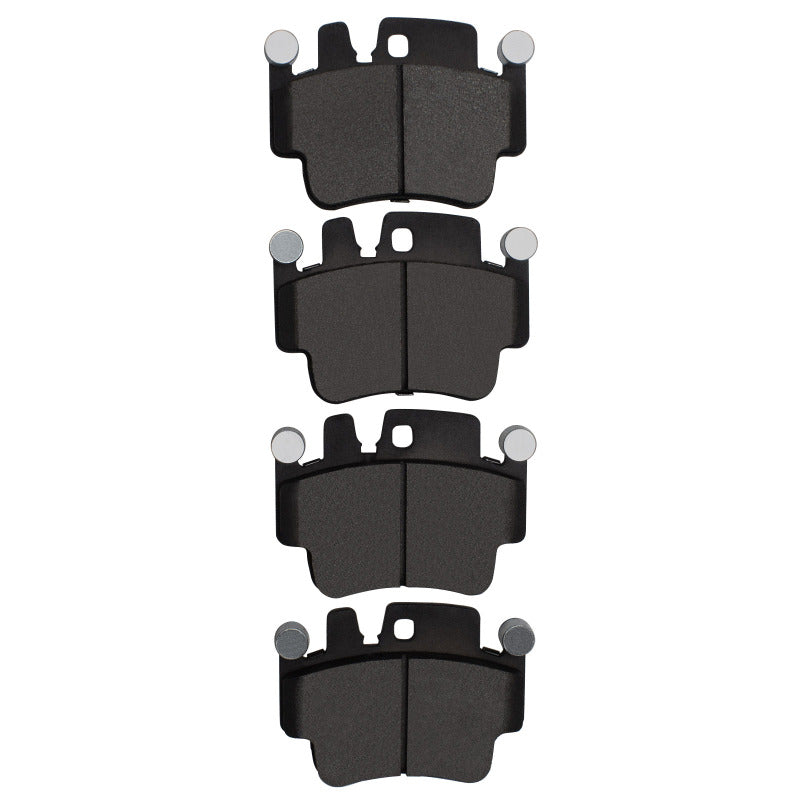 R1 Concepts performance brake pads for Porsche Boxster R1 98-05, front sport brake pads with detailed metallic backing and friction material