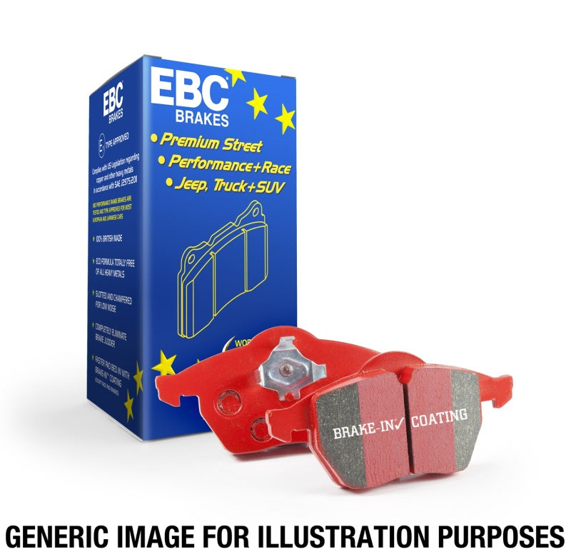 EBC 92-93 Porsche 911 (964) 3.6 Carrera RS America Redstuff front brake pads for high-performance braking systems