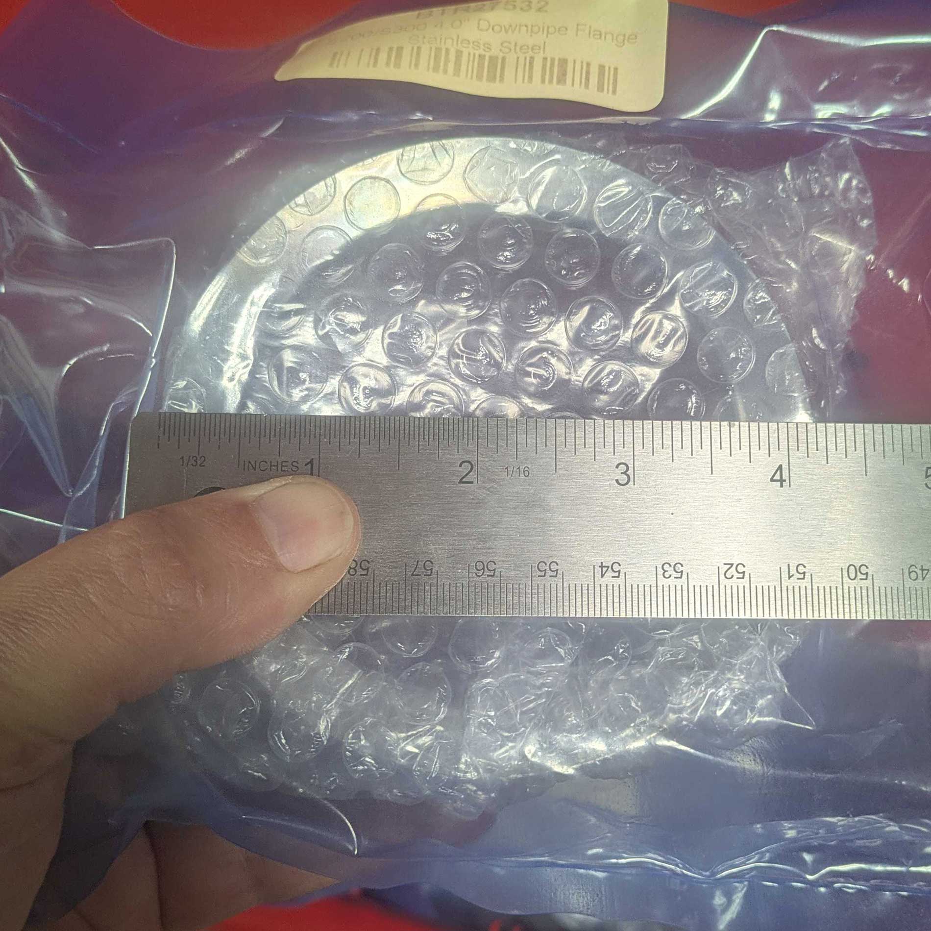 BTR 4" STAINLESS STEEL DOWNPIPE FLANGE - NO CLAMP - BTR27532