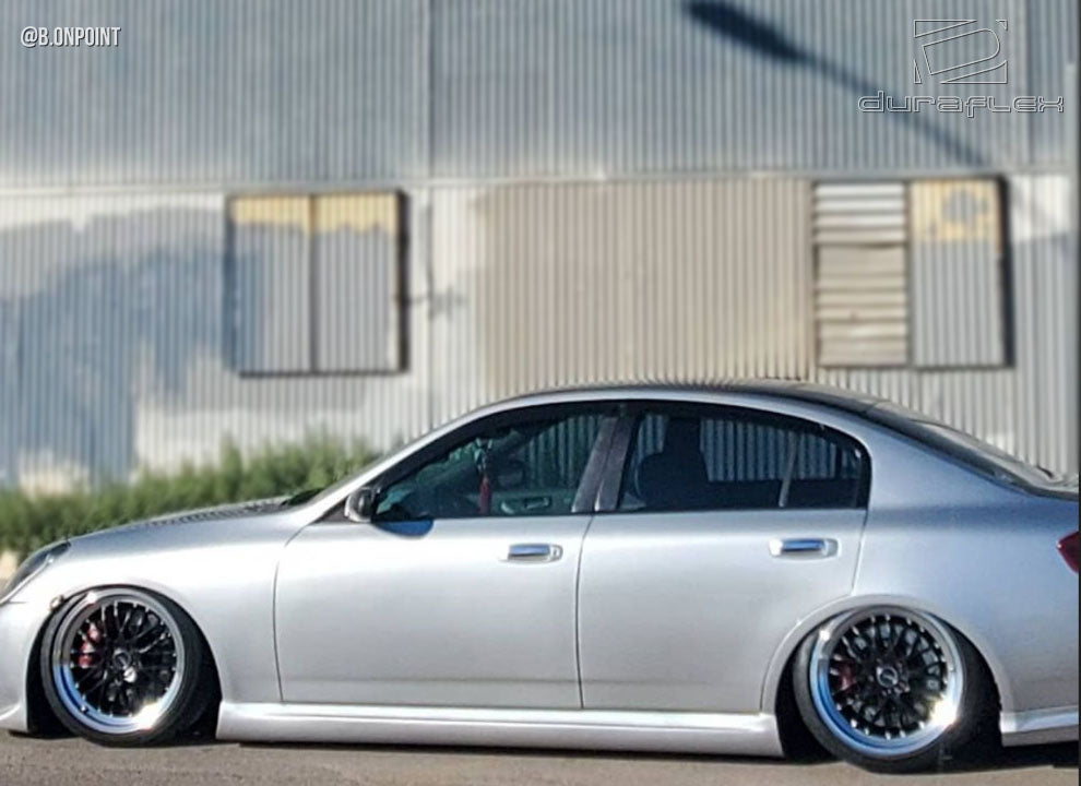 2003-2004 Infiniti G Sedan G35 Duraflex GT Competition Side Skirts Rocker Panels - 2 Piece
