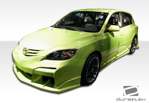 2004-2009 Mazda 3 Duraflex Raven Front Bumper