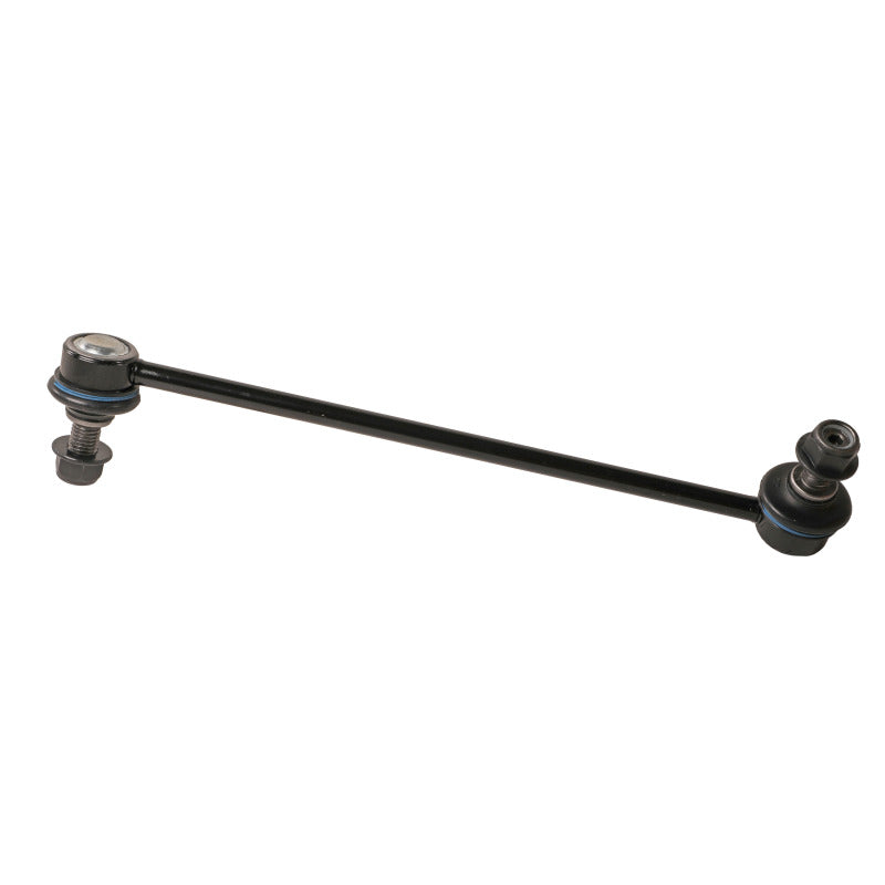 Moog front right sway bar endlink for Mercedes-Benz C250 (2010-2012), showing the metal link with rubber bushings.