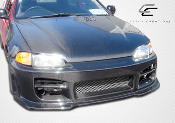 1992-1995 Honda Civic Carbon Creations OEM Look Carbon Fiber Hood