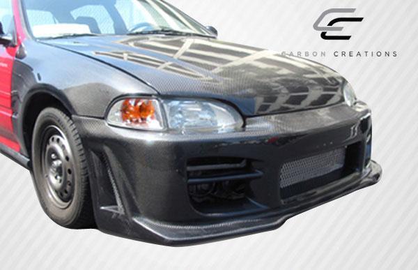 1992-1995 Honda Civic Carbon Creations OEM Look Carbon Fiber Hood