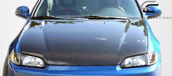 1992-1995 Honda Civic Carbon Creations OEM Look Carbon Fiber Hood