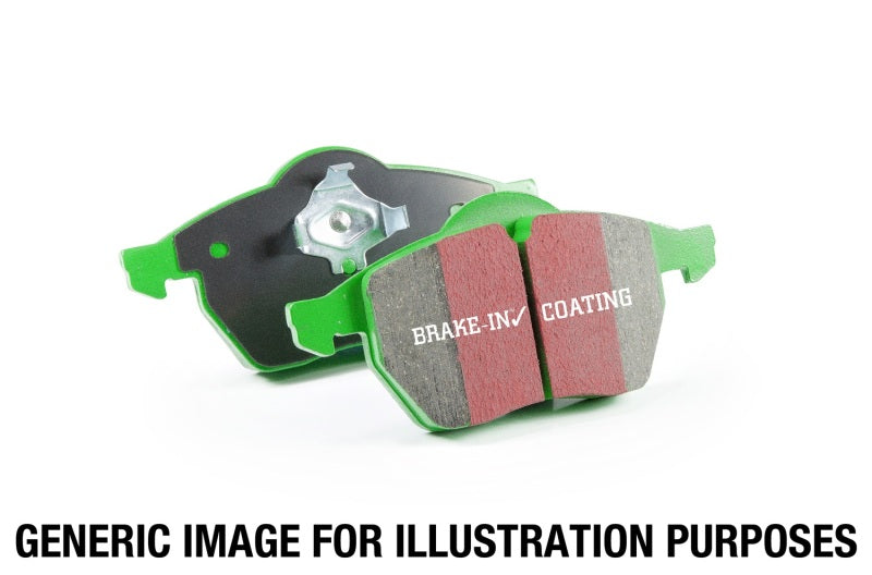 EBC Greenstuff rear brake pads for Mercedes-Benz C220 W202 1994-1995, performance brake components for improved stopping power.