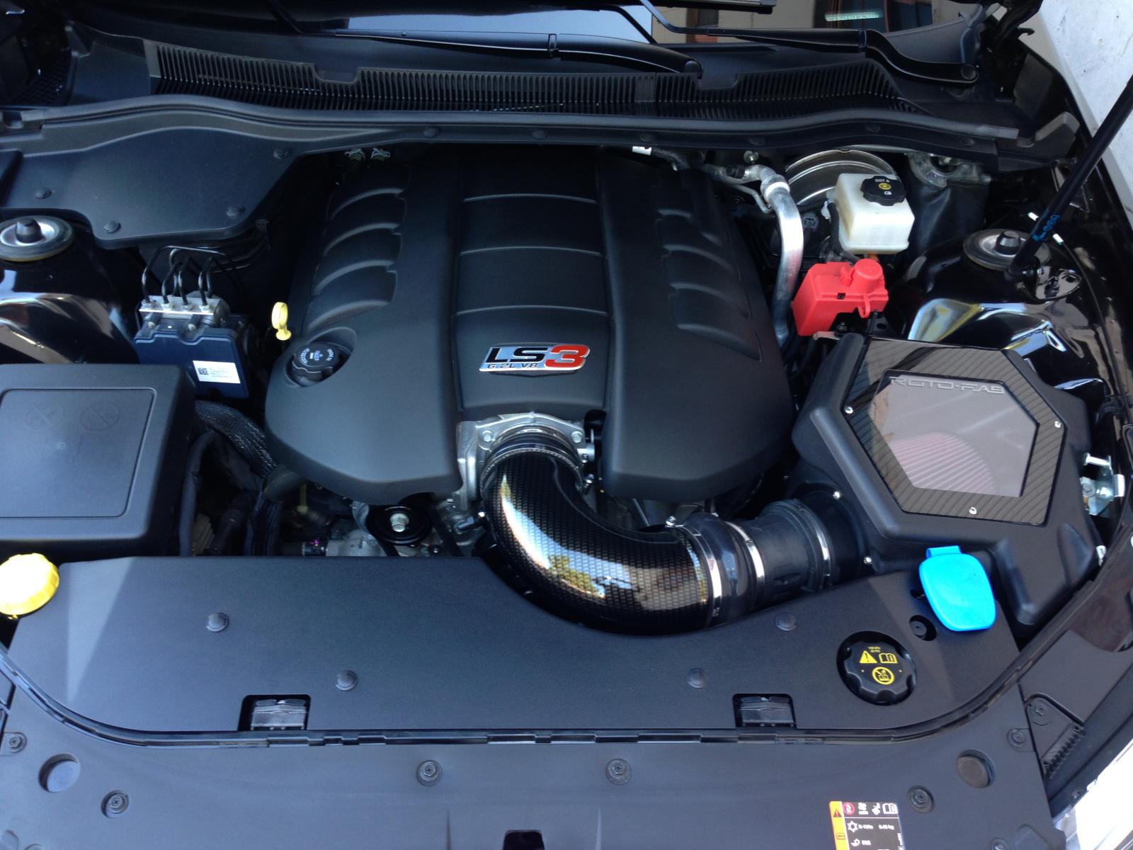 2016-17 Chevrolet SS Sedan Radiator Cover Texture Black
