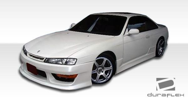 1995-1998 Nissan 240SX Duraflex V-Speed Side Skirts