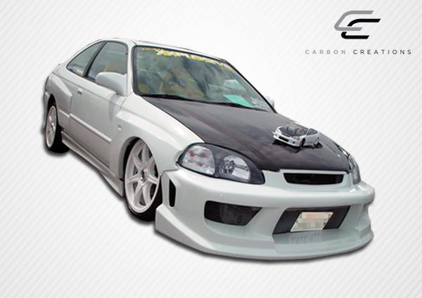 1996-1998 Honda Civic Carbon Creations OEM Look Carbon Fiber Hood