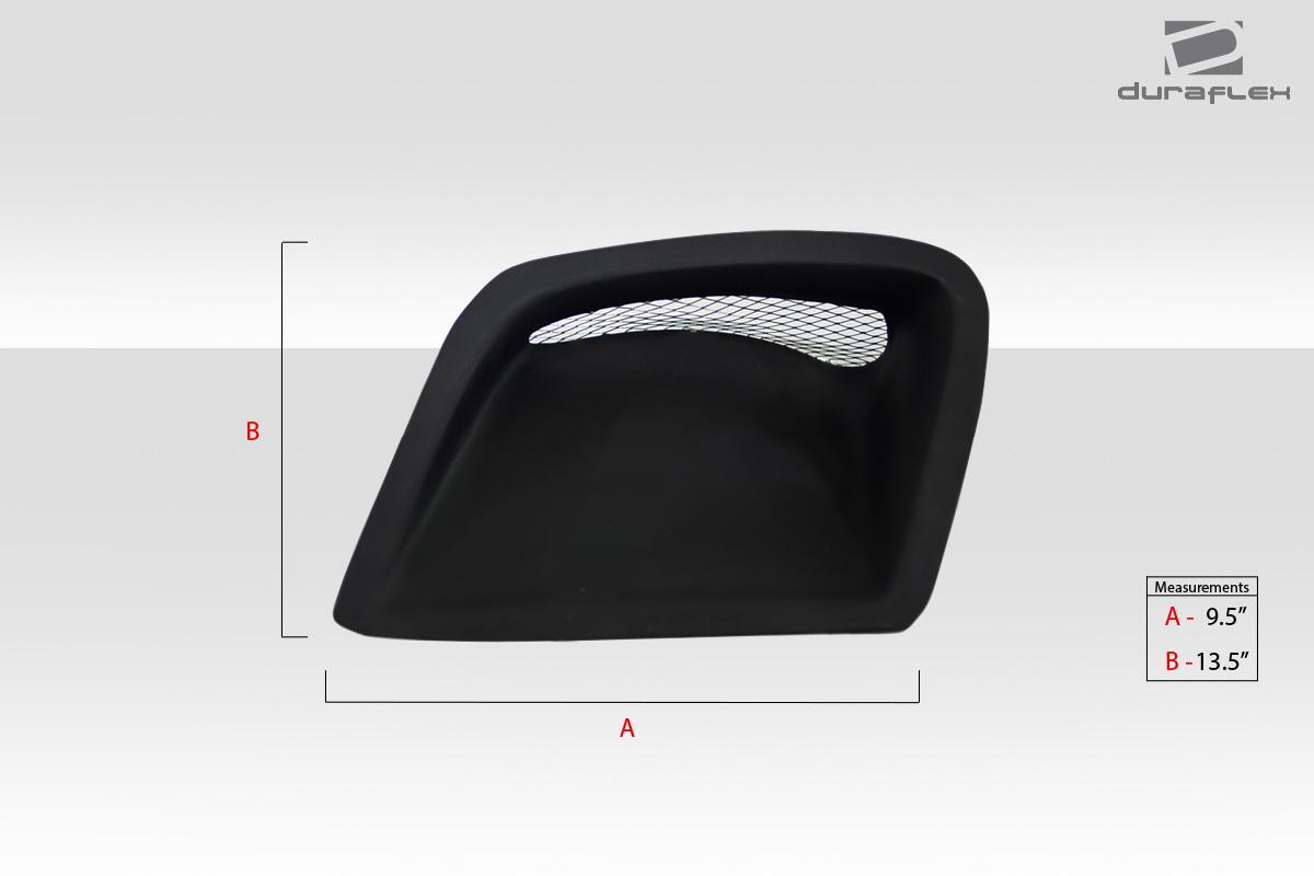 Universal Duraflex NSX Air Ducts - 2 Piece