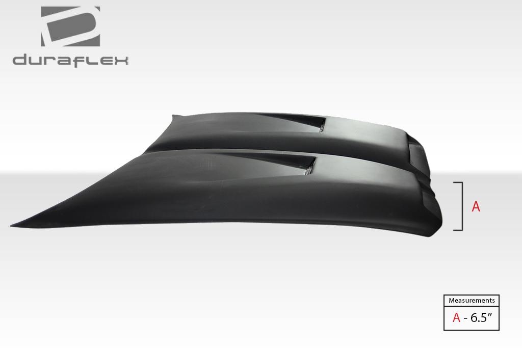 Universal Duraflex Vortex Hood Scoop - 1 Piece