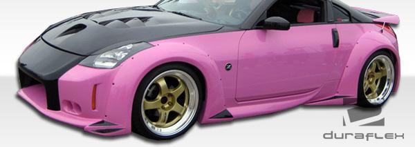 2003-2008 Nissan 350Z Duraflex Vader 3 Side Skirts