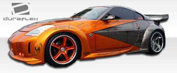2003-2008 Nissan 350Z Duraflex Vader 3 Side Skirts